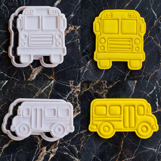 Set Tagliabiscotti Per Realizzare Scuolabus Formina Per Biscotti Cake Design