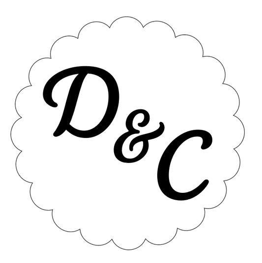 Formina Iniziali Coppia con "&" - Monogramma Matrimonio Fidanzamento