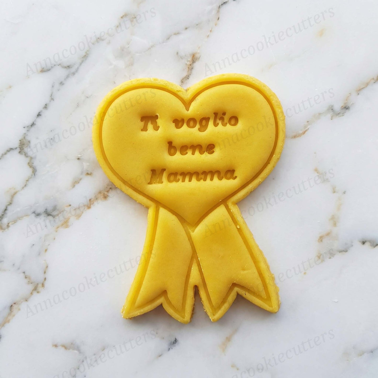 Festa Della Mamma Medaglia A Forma Di Cuore Formina Per Biscotti Cookie Cutter 7x10 cm